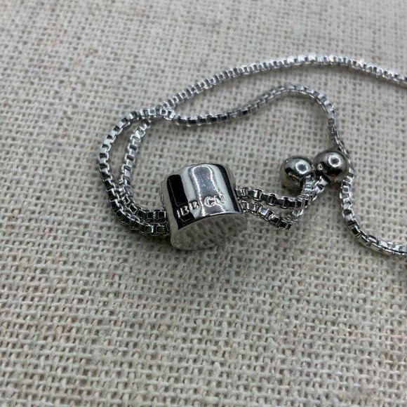 IBB CN Silver Toned "Faith" Slide Bracelet - Picture 8 of 8